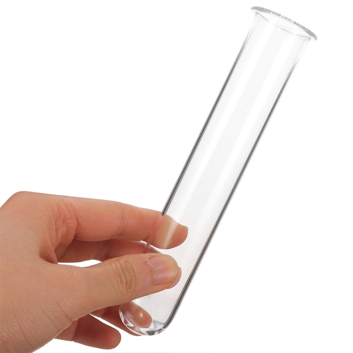 BESTYASH 4pcs Glass Hydroponic Propagation Planter Tubes 2.5x3x18cm Test Tube Vases for Desktop Plant Propagation and Terrarium Accessories Home Décor