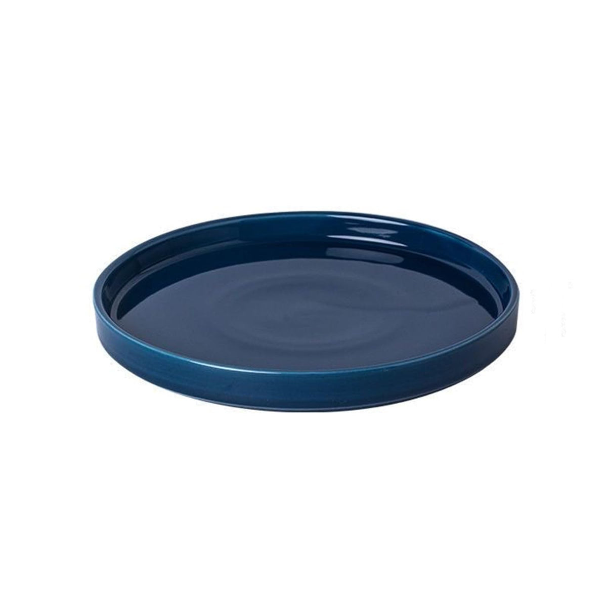 Fzfeiyy Ceramic Plant Saucer Pot Tray 10 Inch, Blue Planter Saucers 5 7 9 10 12 Inch for Indoors Outdoor, Flower Pot Saucers for Holding Water Drips and Soil