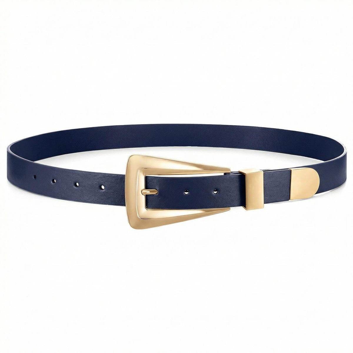 Women's Leather Belts for Jeans Pants Fashion Leather Waist Belt Ladies Dress Belts with Gold/Silver Buckle