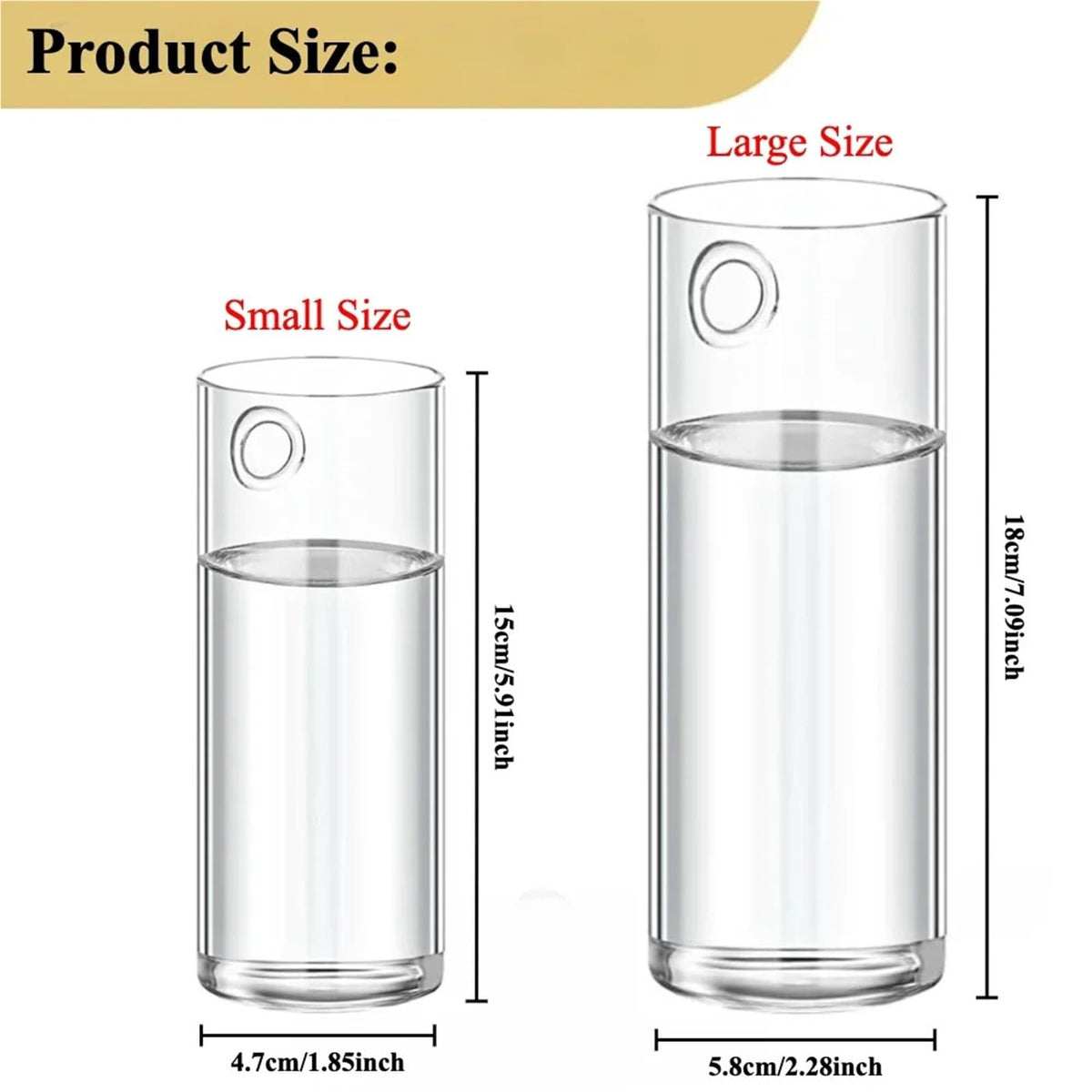 Glass Vase Vase 3Pack Wall Hanging Glass Planters Plant Terrarium Plants Holders Air Plants Wall Vase with Plastic Invisible Traceless Hangers(3Pcs Large)