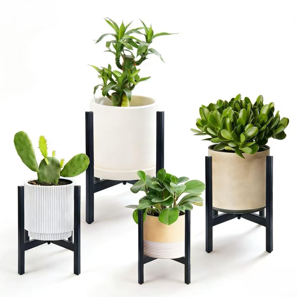 XYCCRX 4PC,Plant Stand Indoor,Plant Shelf,Plant Stand Outdoor,Suitable For Gardens ,Courtyards,Homes,Offices,Cafes,and Plant Racks