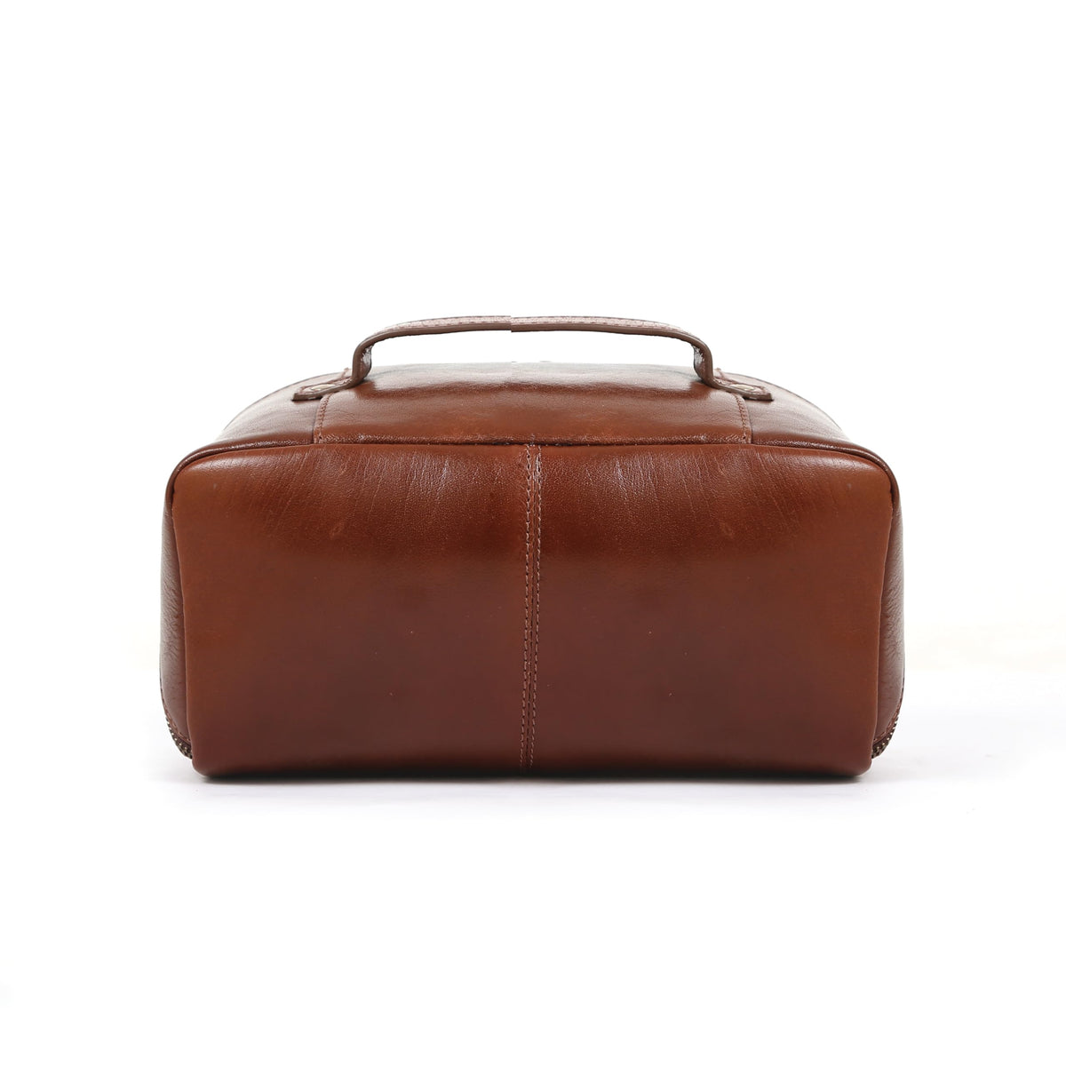 KomalC Luxury Leather Men’s Toiletry Travel Bag – Handmade Shaving Kit with Waterproof Interior, Spacious Storage & Carry Handle – leather travel Kit Bag for Men & Women (Wine)