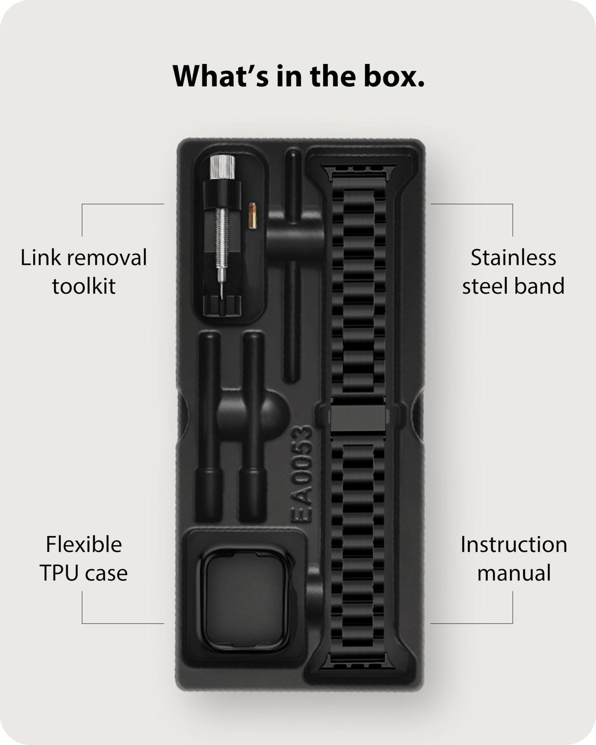 Fullmosa Metal Band Compatible with Apple Watch Bands 45mm 44mm 42mm, iWatch Band with Case for Apple Watch Series 11 10 9 8 7 6 5 4 3 2 1 SE3/2/1 Ultra3/2/1, Black