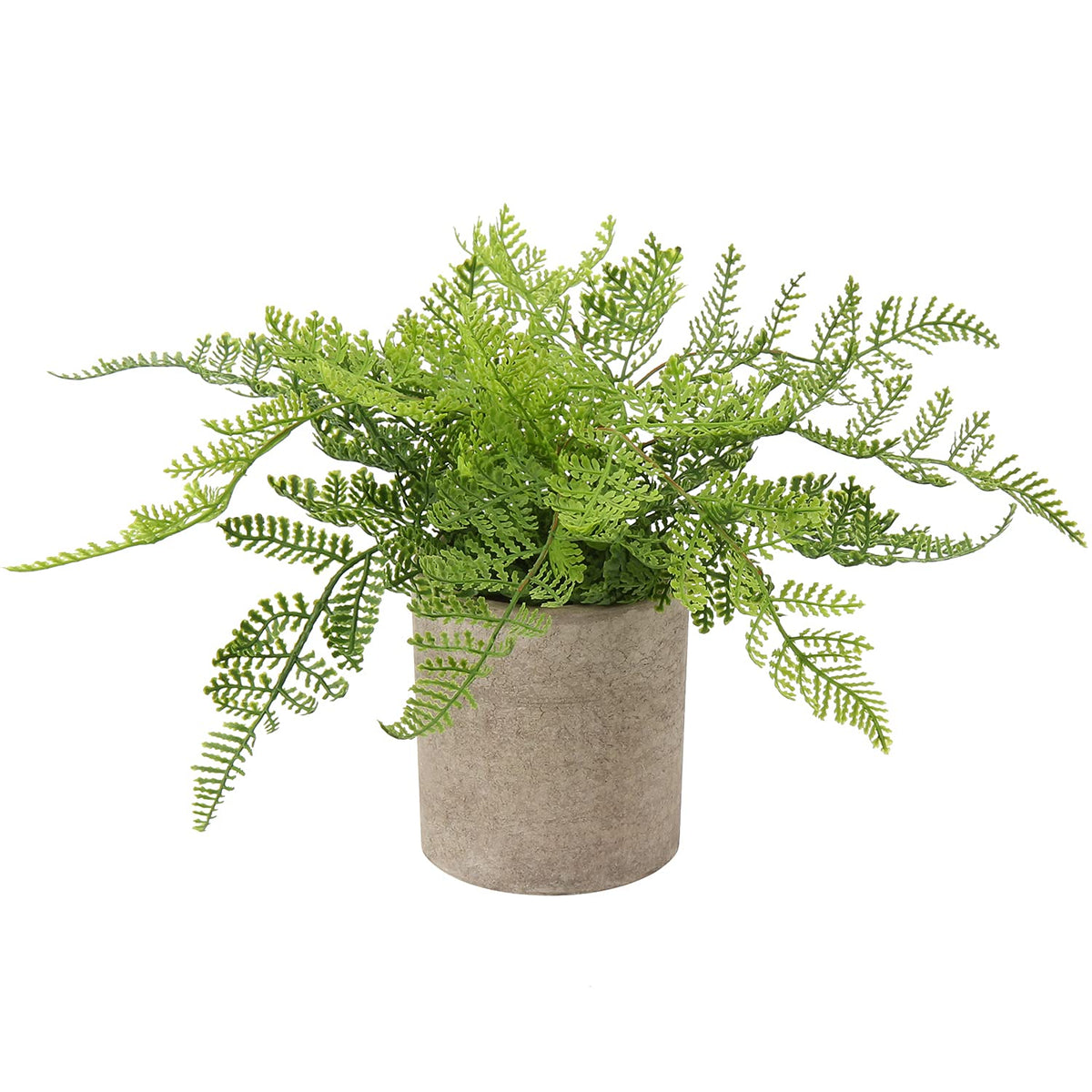 Briful Small Fake Plant Potted Plants Artificial Decor Plastic Boston Ferns Plant Faux Plants in Pots for Home Living Room Bedroom Desk Bathroom Shelf Farmhouse Decoration