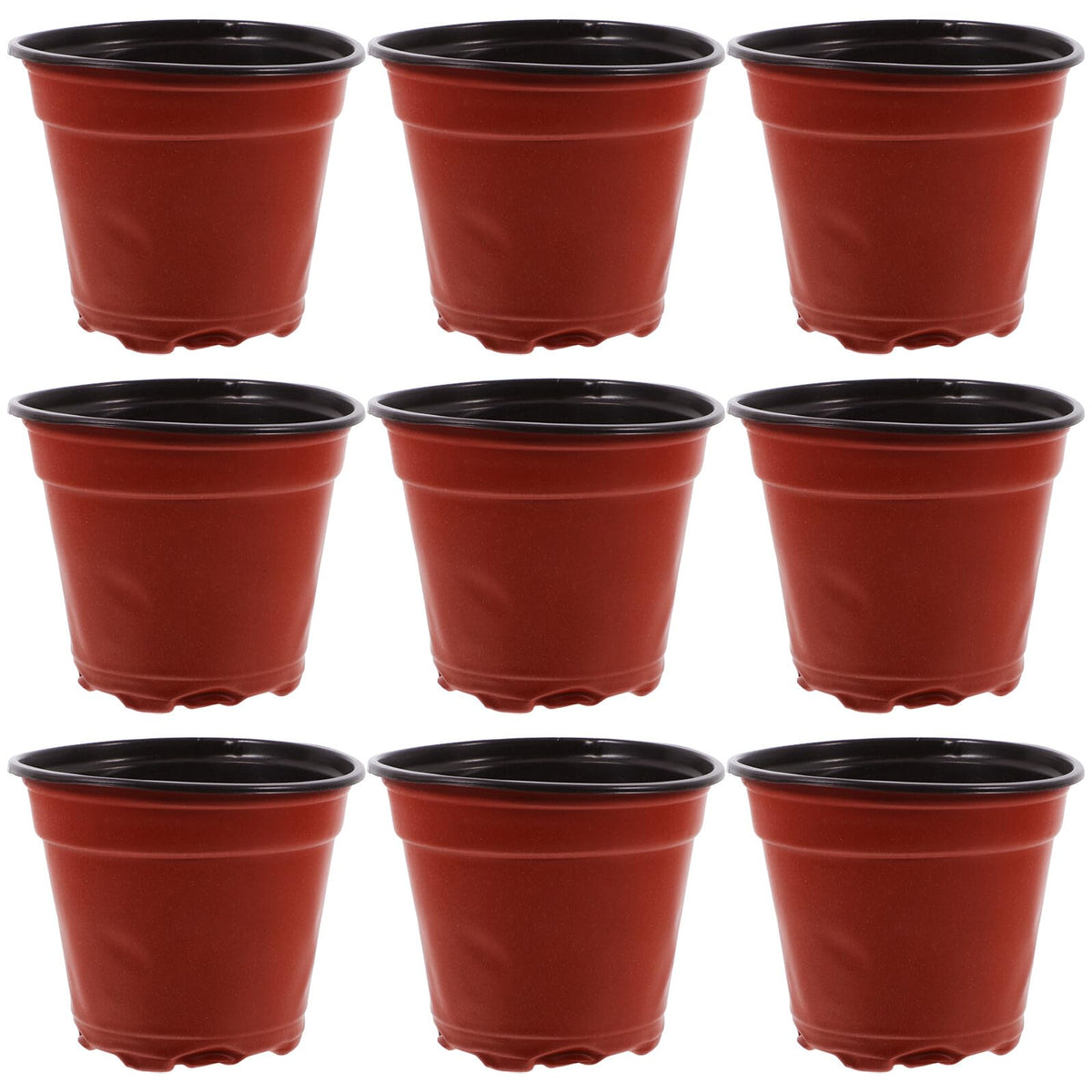 JOINPAYA 100pcs Seedling Nursery Pots for Strawberry Cuttings, Plastic Growing Cups with Dual Color Design, Thickened Sturdy Containers for Greenhouse and Garden Use