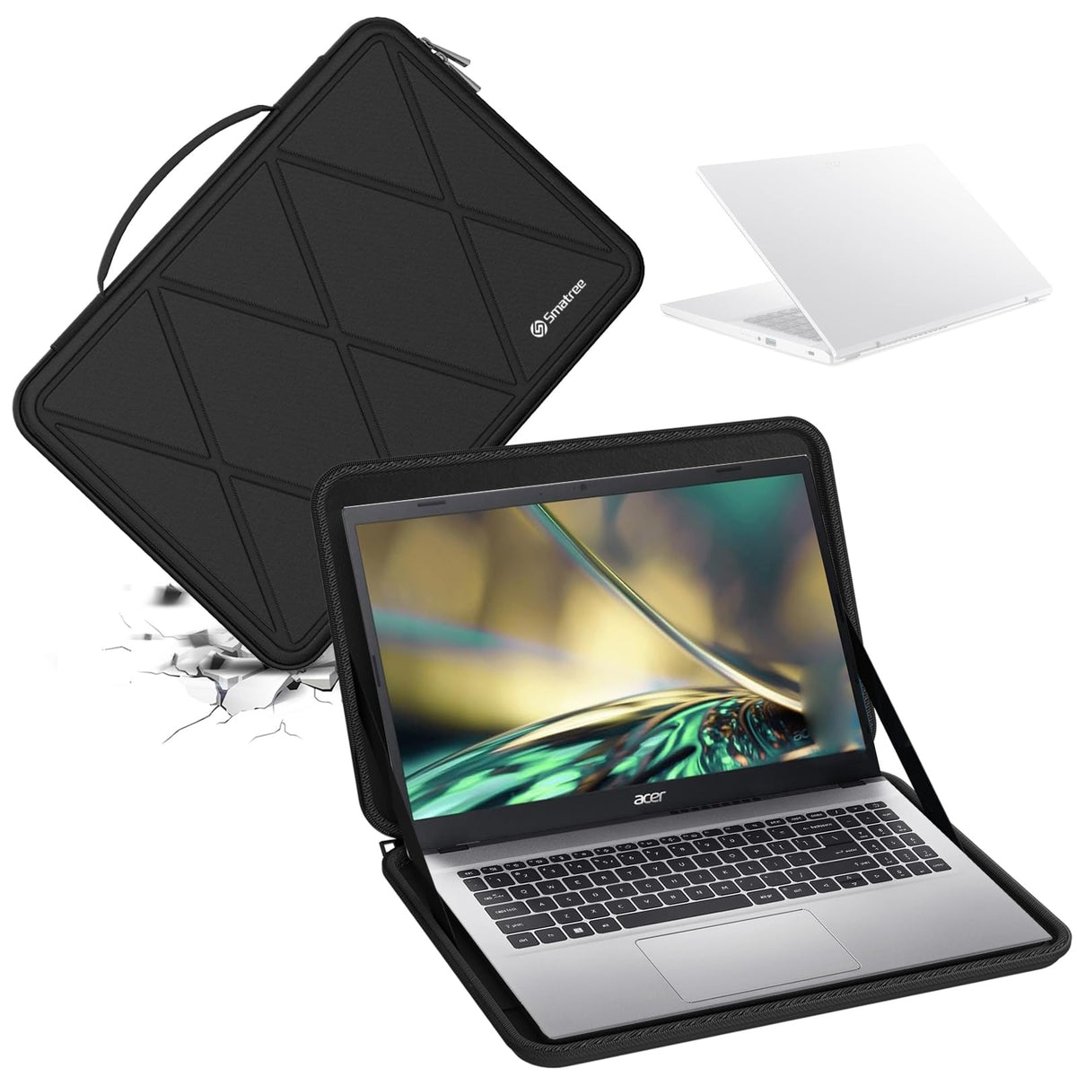 Smatree Hard EVA Protective Sleeve Case Compatible for 14 inch Acer Aspire 3 Laptop-A314-23P-R0AG/A314-36P-360X/A314-23P-R9B1, Only for 14 inch Acer Aspire 3 Notebook Bag (X8247)