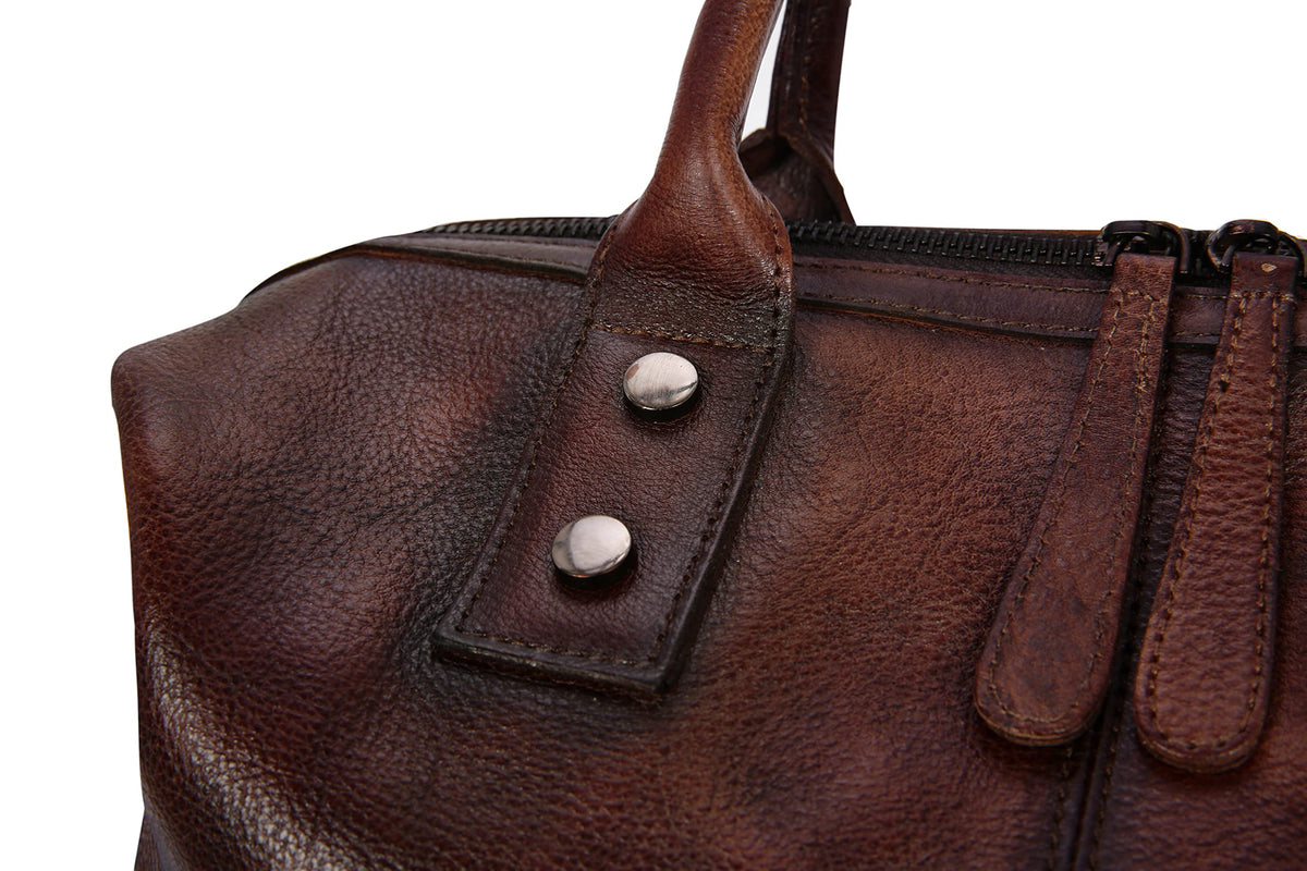 Iswee Shoulder Bag Satchel Purses Vintage Leather Handbags for Women Luxury Tote Purse Large Crossbody Bags Hobo (Coffee)